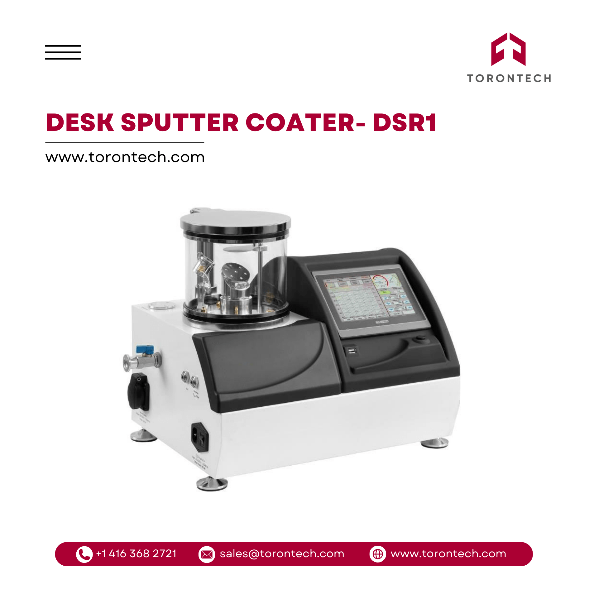 Desk Sputter Coater: The Perfect Solution for Precision Coating of Noble  Metal | Torontech