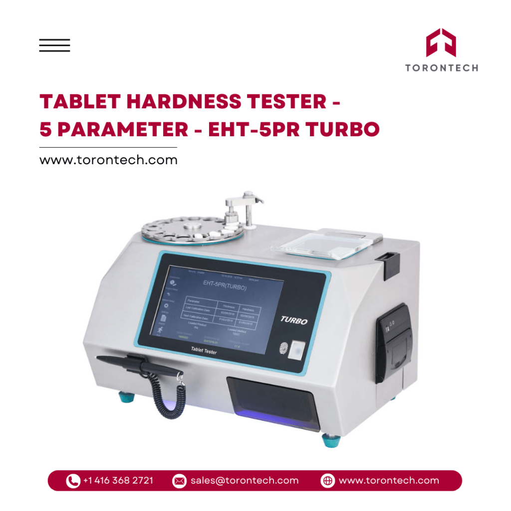 Tablet Hardness Tester - 5 Parameter - EHT-5PR Turbo
