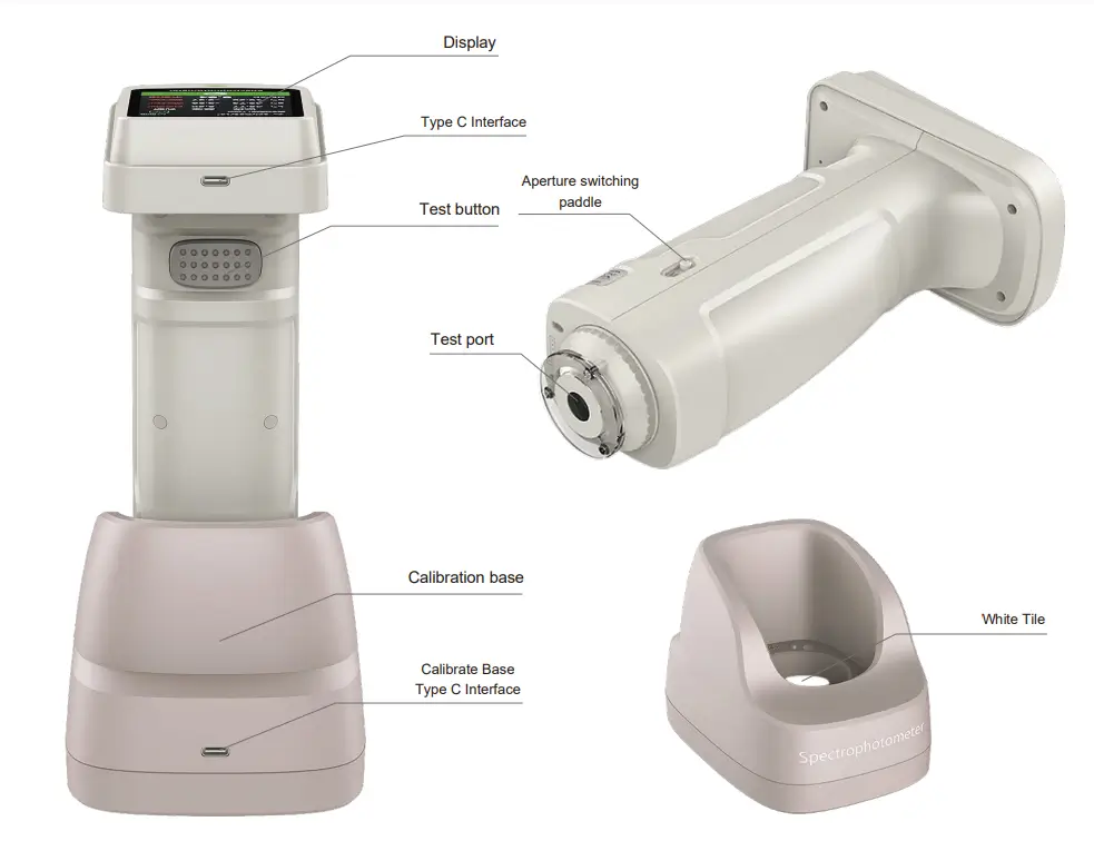 Portable Color Spectrophotometer – Colorimeter