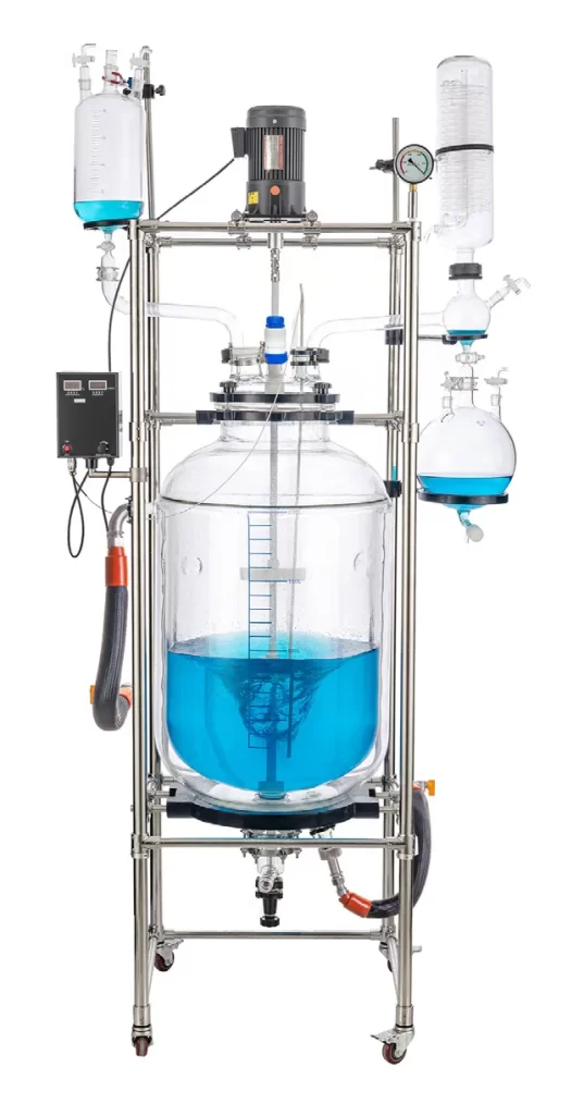 Pilot-scale Jacketed Glass Reactor