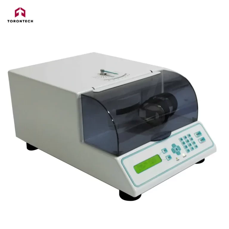 Granule Friability Tester ToronFRI-G1 is designed to meet Ph. Eur. standards, offering precise friability testing for tablets, granules, and pellets. It features programmable