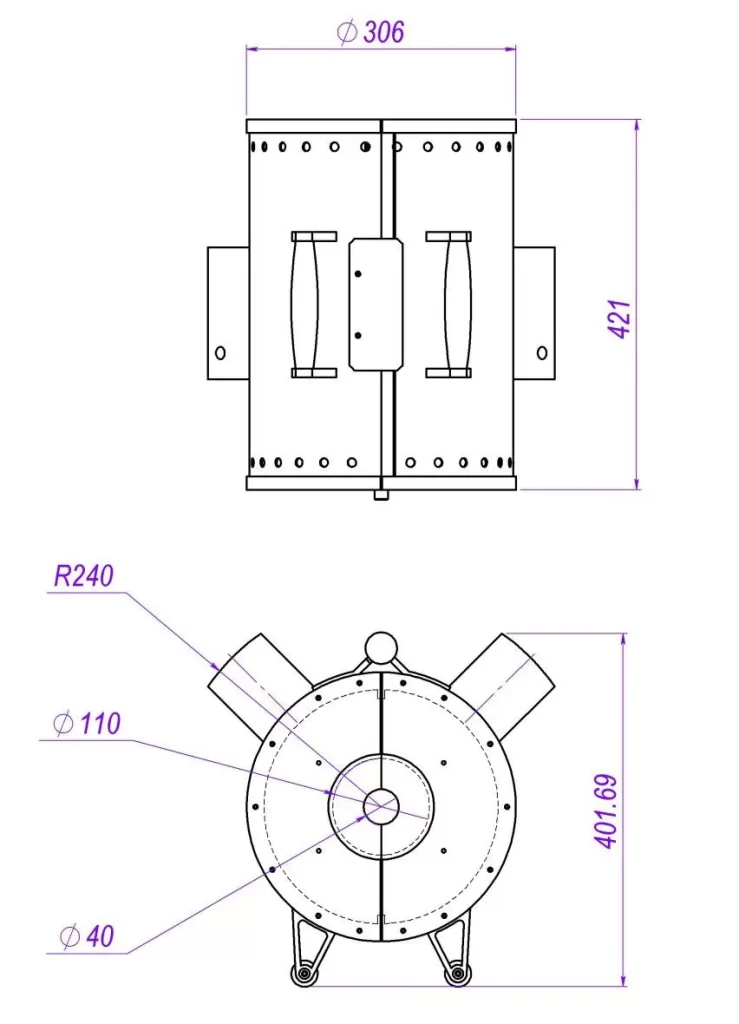 High Temperature Split-Type Tensile Test Furnace ToronTF-900