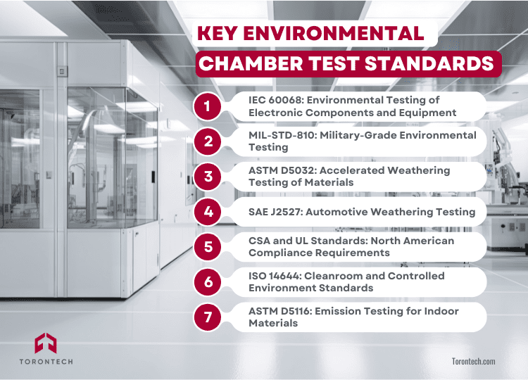 Key Environmental Chamber Test Standards