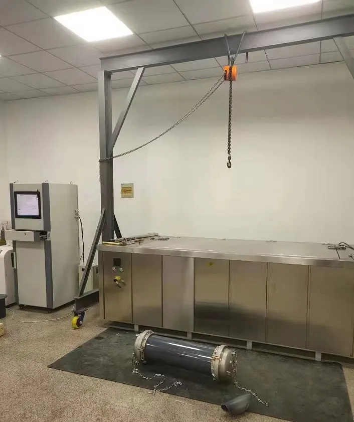 Hydrostatic Burst Pressure Tester for Thermoplastic Pipes