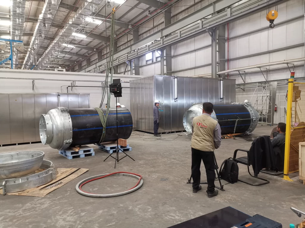Hydrostatic Pressure Test Tanks for Thermoplastic Pipes and Fittings