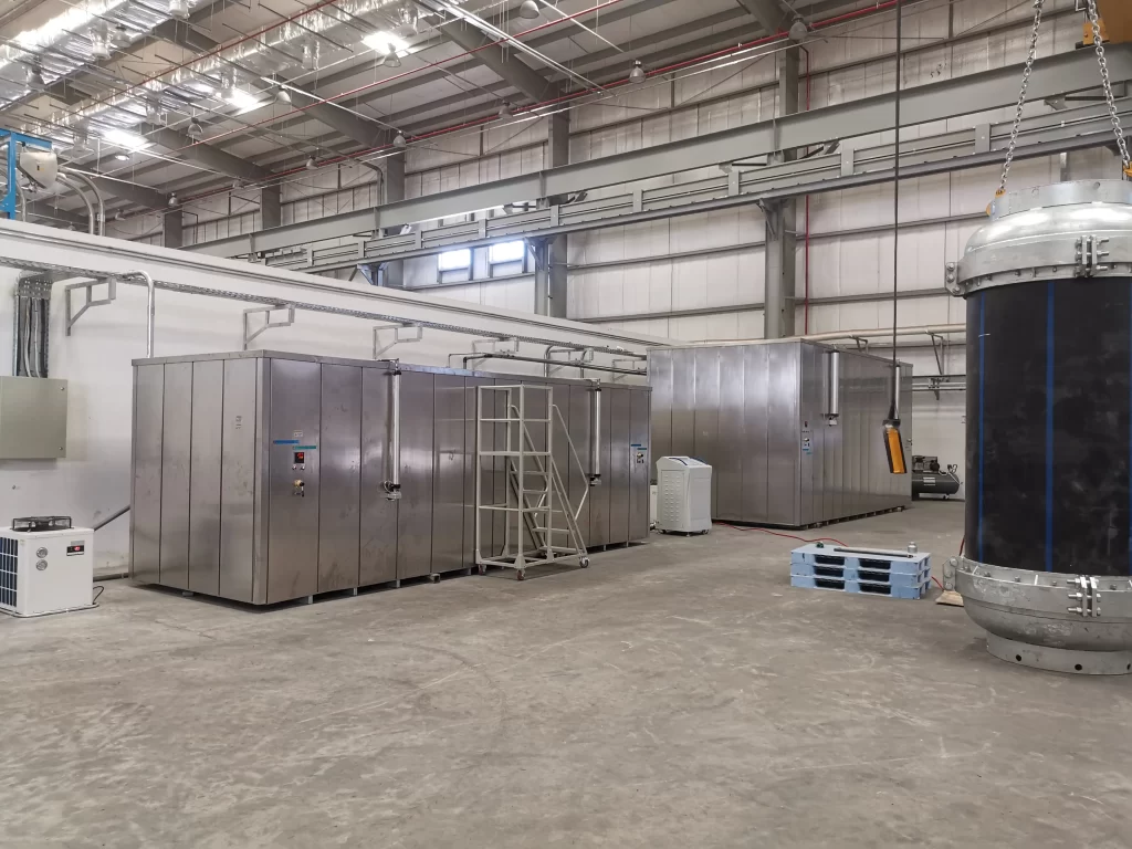 Hydrostatic Pressure Test Tanks for Thermoplastic Pipes and Fittings