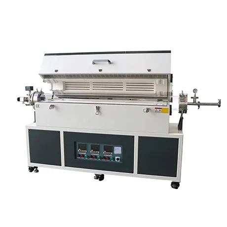 3-Zone Horizontal Tube Furnace 1200°C – TT-TF3Z-150-1200
