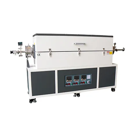 3-Zone Horizontal Tube Furnace 1200°C – TT-TF3Z-150-1200
