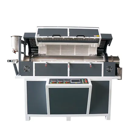 3 Zones Rotary Tilting Tube Furnace 1200°C -TT-RTF-280-1200