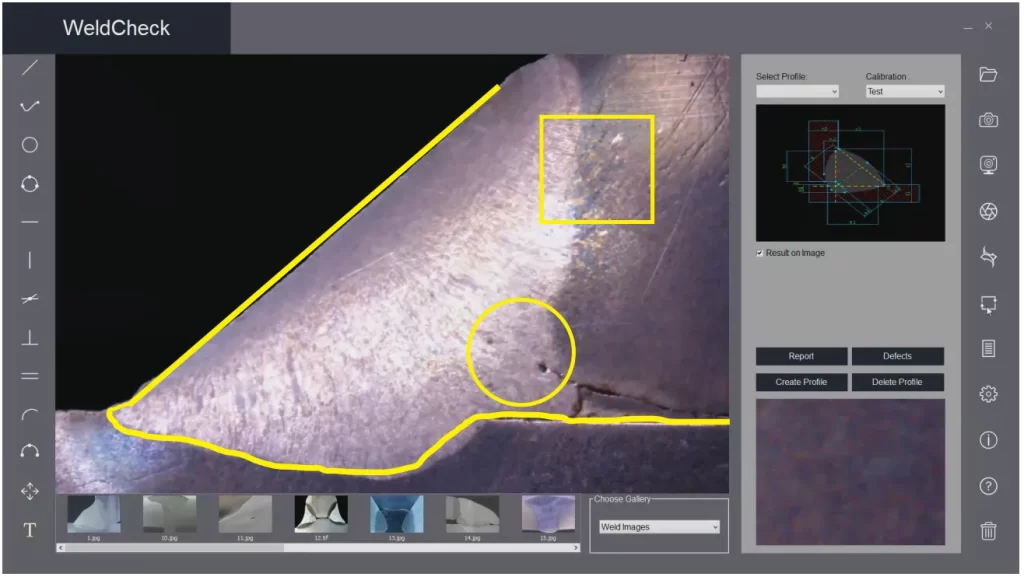 Weld Penetration System and Image Analysis Software ToronW™