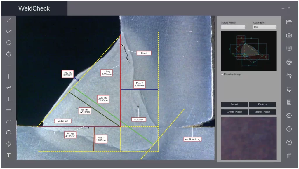 Weld Penetration System and Image Analysis Software ToronW™