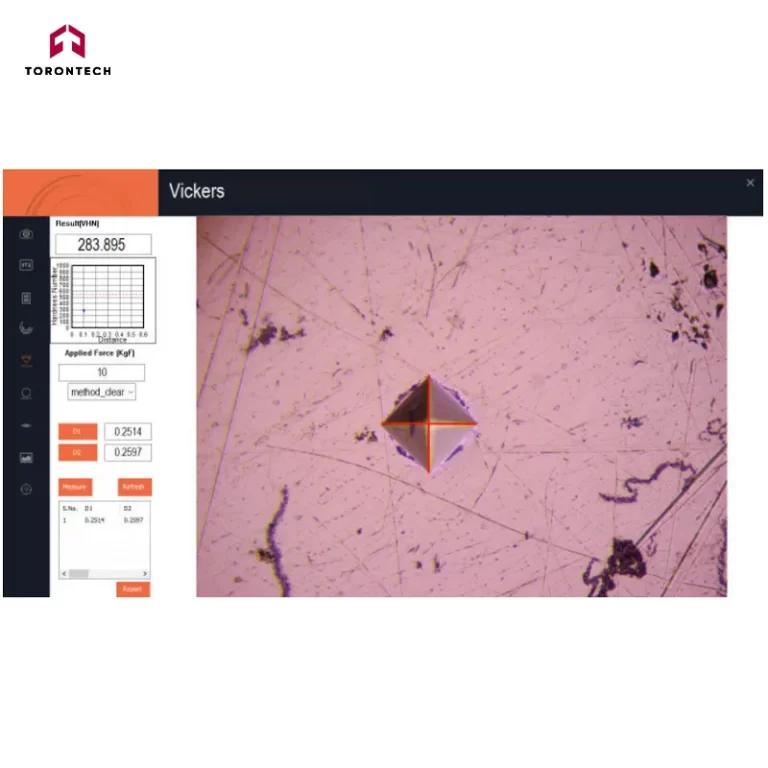 Hardness Image Analysis Software ToronH-Pro™