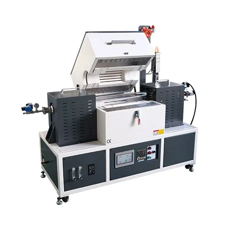 Rotary Hydrogen Reduction Tube Furnace 1200°C - TT-HRTF-150-1200 Rotary Hydrogen Reduction Tube Furnace 1200°C - TT-HRTF-150-1200