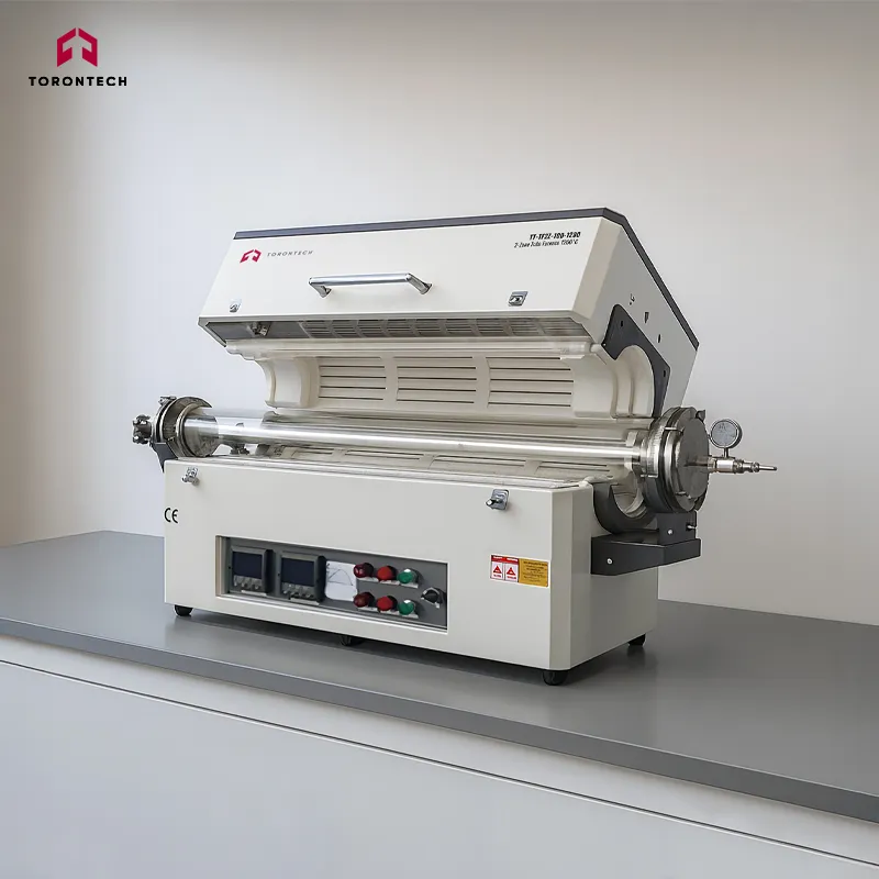 2-Zone Tube Furnace 1200°C – TT-TF2Z-100-1200 2-Zone Tube Furnace 1200°C – TT-TF2Z-100-1200